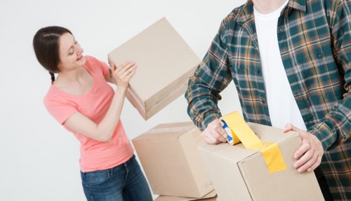 Local removal team helping with a house move in Hornchurch