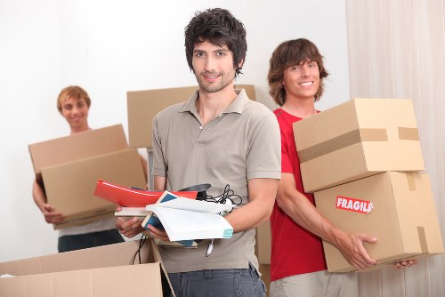 Safety review before unloading items from a van