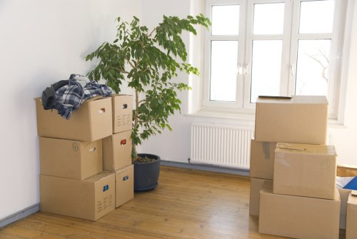 Local Hornchurch moving van ready for furniture transport