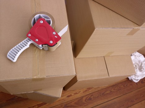 Loading furniture into a removal truck for a Hornchurch move
