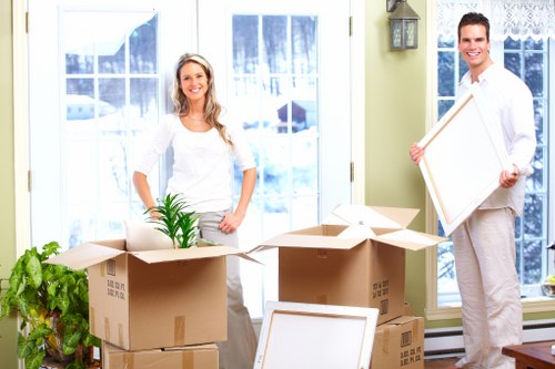 Removal van loaded for a Hornchurch moving day
