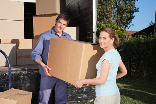 Checklist and moving boxes ready for a Hornchurch house move